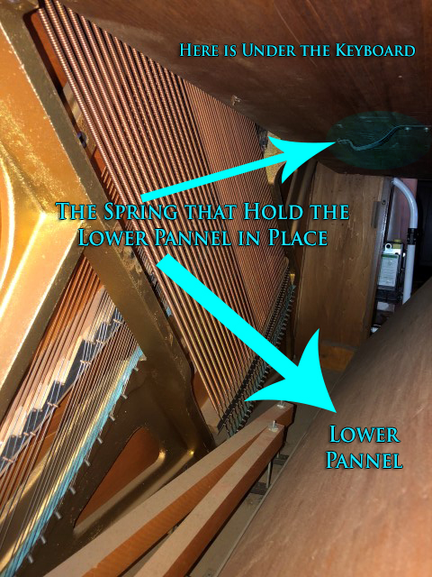 dismantling a piano